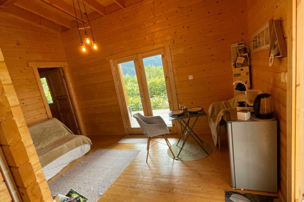 Intérieur Chalet en bois Ominum Réunion Bois 974