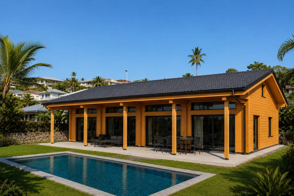 Villa en bois massif La Reunion 974